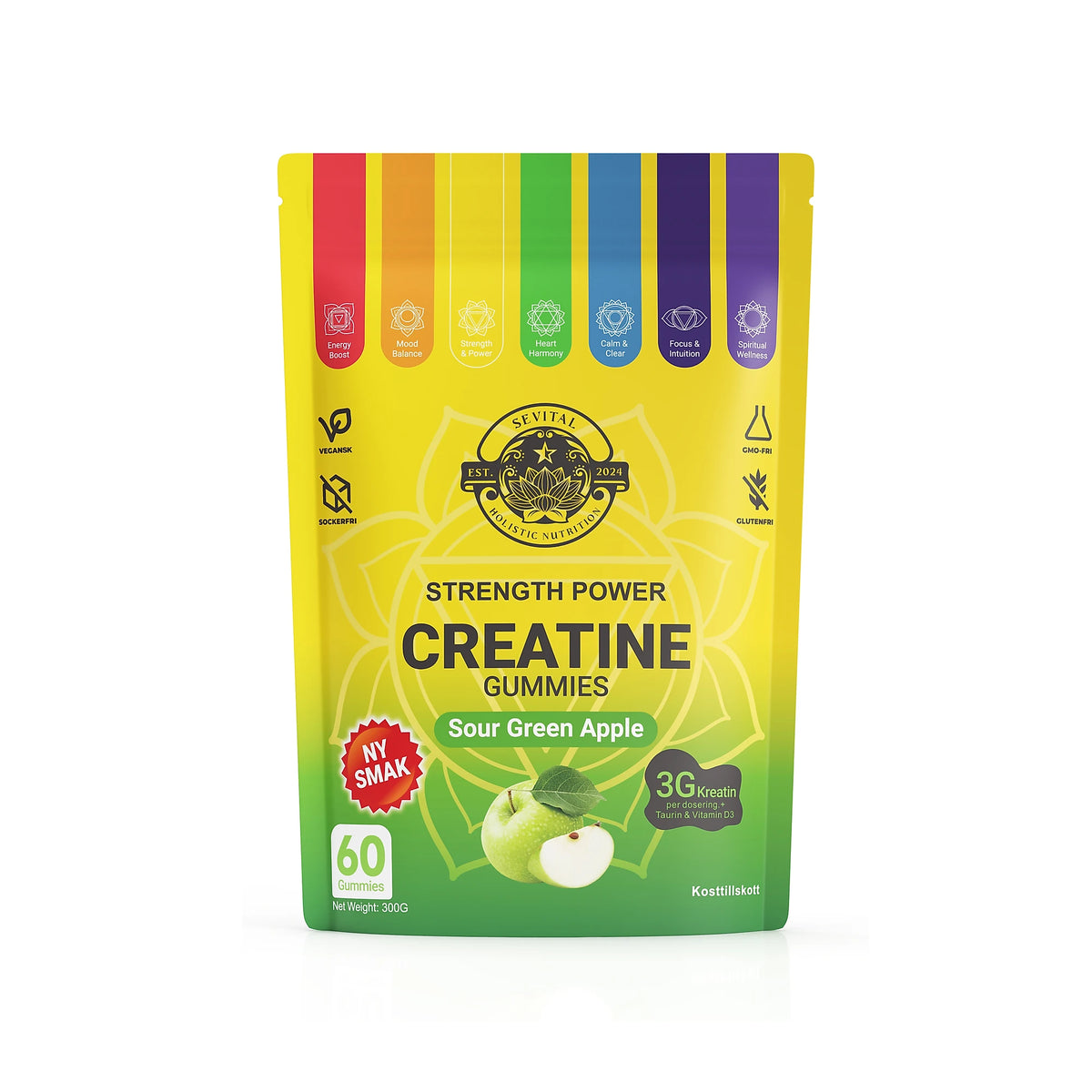 Sevital Kreatin Gummies 60 stk., bilde 3 av 3