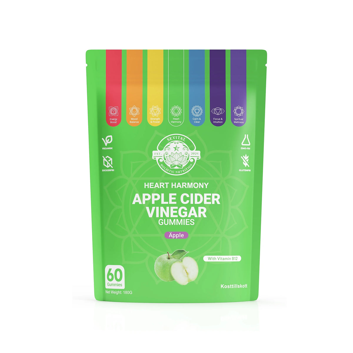 Sevital Eplecidereddik Gummies 60 stk, bilde 1 av 1