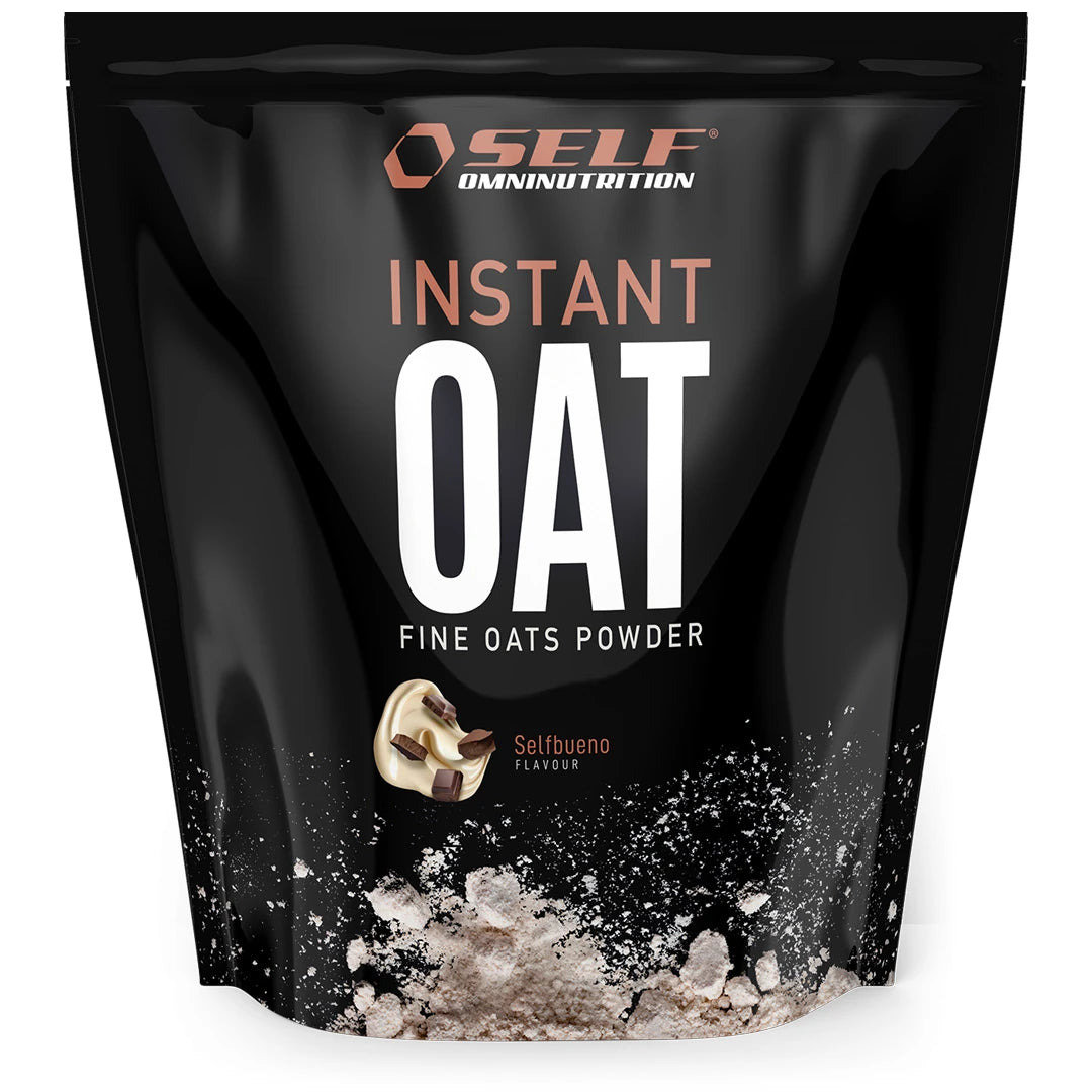 Self Omninutrition Instant Oat 1 kg havremel i en svart pose med smaken Selfbueno., bilde 5 av 14
