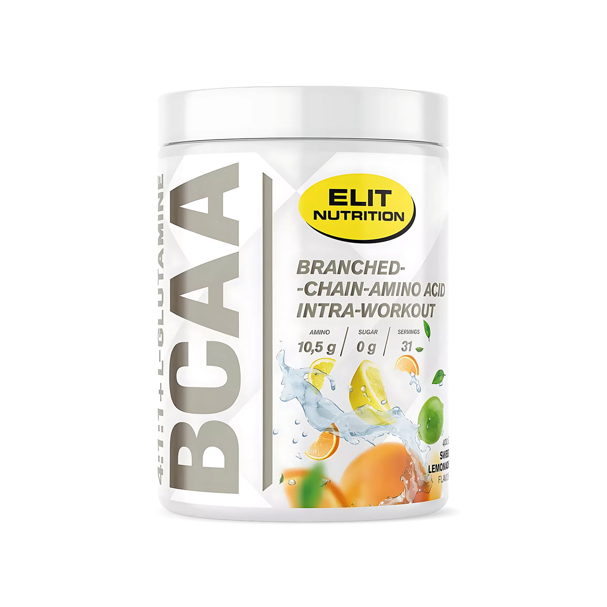 Elit Nutrition BCAA 4:1:1 + L-glutamine 400 g, bilde 6 av 6
